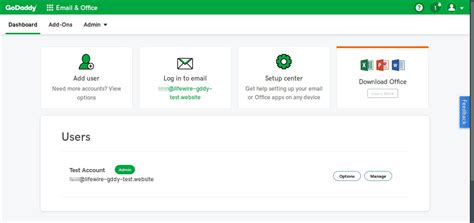 godaddy outlook download.